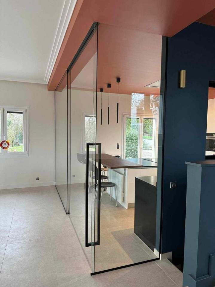 Clôture en verre à Épinal